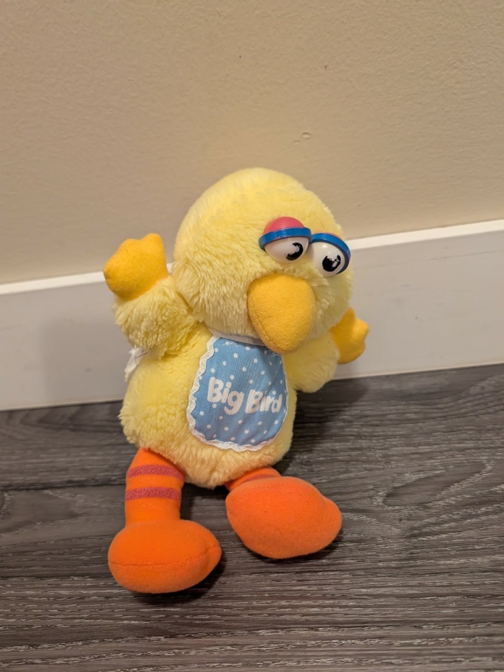Vintage Sesame Street Lullaby Big Bird Plush